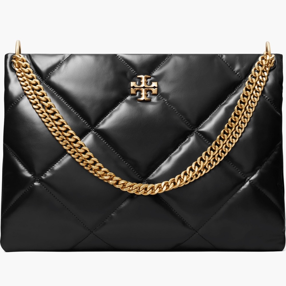 Tory Burch Kira Diamond Quilted Leather Hobo Bag